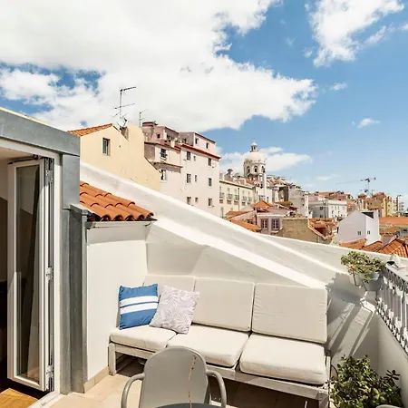 아파트 Rooftop In Alfama - Little Triplex *